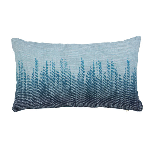 Yulton Aqua Blue Rectangular Cushion Temple Webster