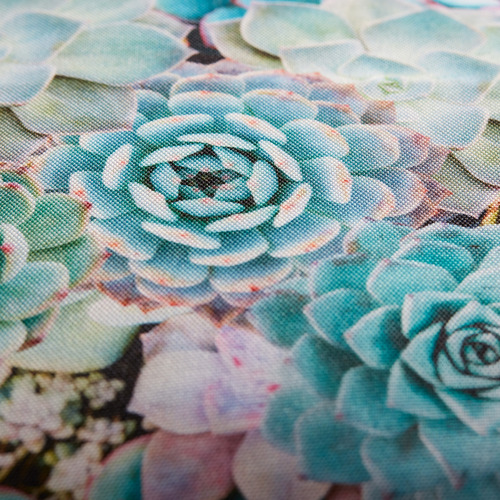 Green Plaintiful Cotton Cushion