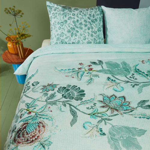 Sits Cotton Sateen Quilt Cover, Teal Cotton Sateen Duvet Cover