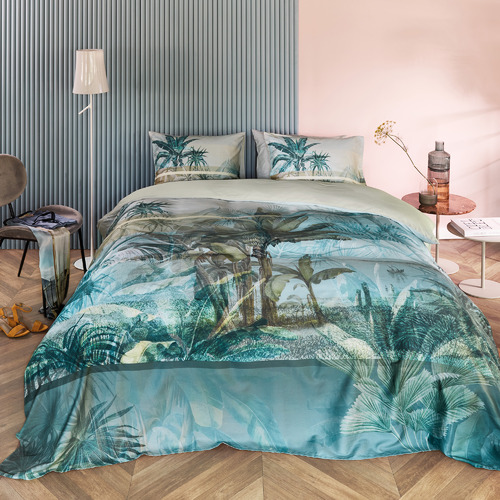 Green Canopy Cotton Quilt Cover Set