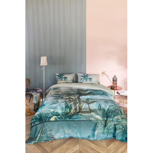 Green Canopy Cotton Quilt Cover Set