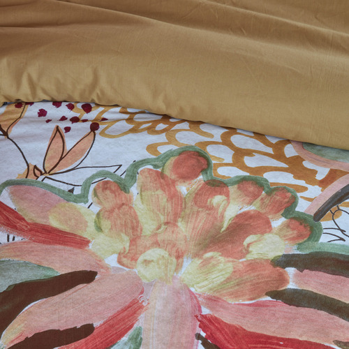 Multi-Colour Scarlett Cotton Quilt Cover Set