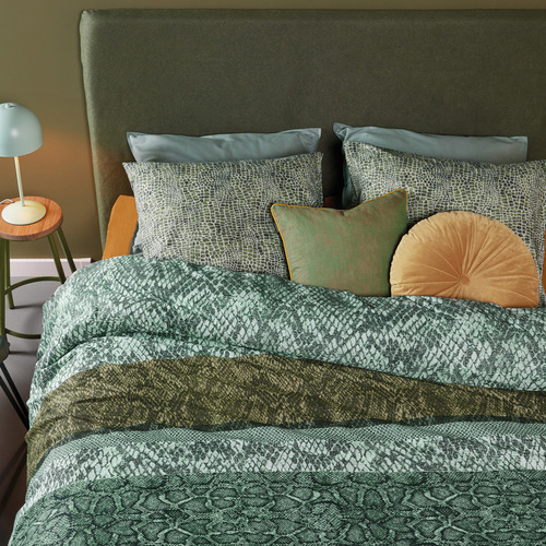 Green Skin Cotton Quilt Cover Set