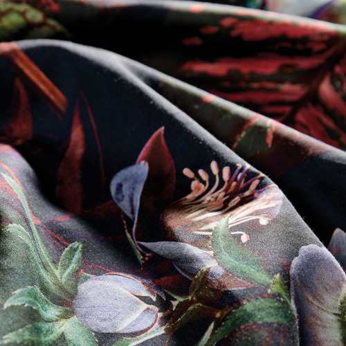 Dark Green Dusk to Dawn Cotton Sateen Quilt Cover Set