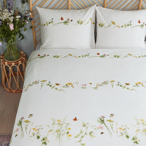 Multi-Colour Pasture Cotton Quilt Cover Set