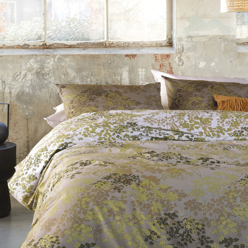 Green Pantalla Cotton & Bamboo Quilt Cover Set