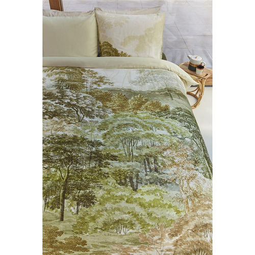 Arcadia Cotton Sateen Quilt Cover Set Temple & ster