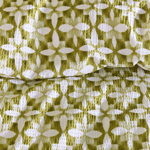 Green Mae Cotton Quilt Cover Set