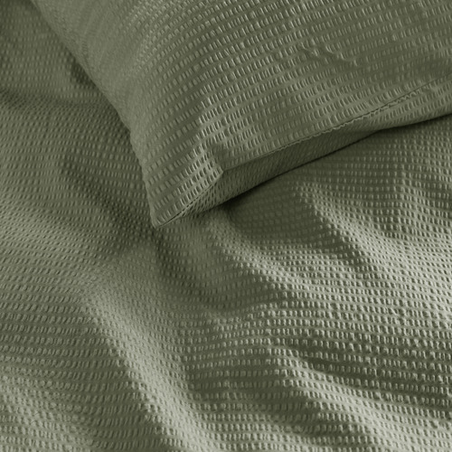 Green Summer Cotton Quilt Cover Set
