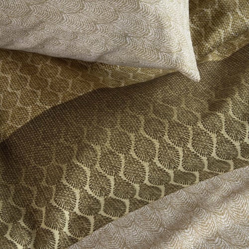 Gold Sanna Cotton Quilt Cover Set