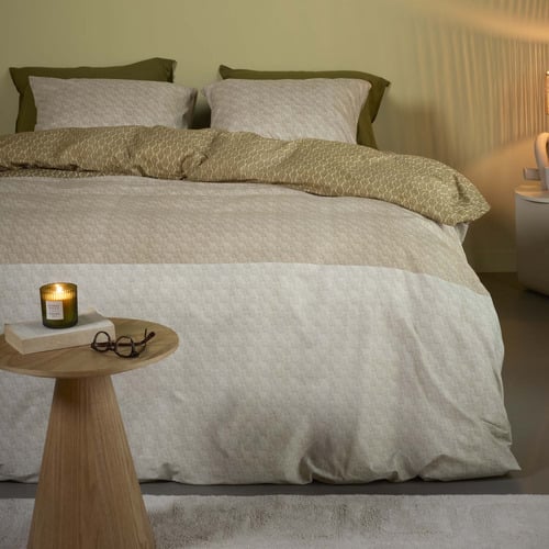 Gold Sanna Cotton Quilt Cover Set