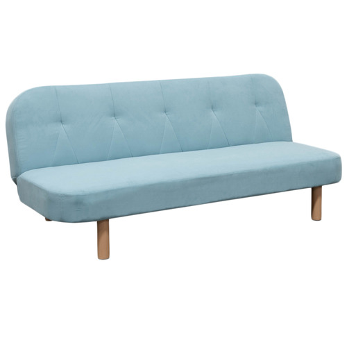 Blue Corben 3 Seater Click Clack Sofa Bed Temple Webster