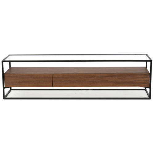 Harper & Hindley Evelina GlassTop Entertainment Unit Temple & Webster