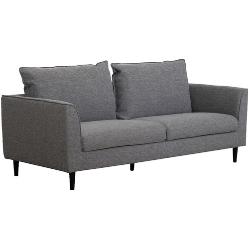 Graphite Grey Celestine 3 Seater Upholstered Sofa | Temple & Webster