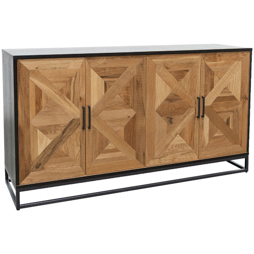 Lucius Oak Wood Sideboard with Drawers