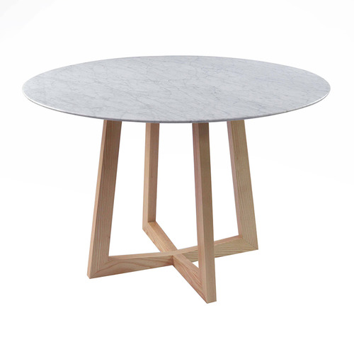 Amaris Italian Carrara Marble Dining Table Temple & ster