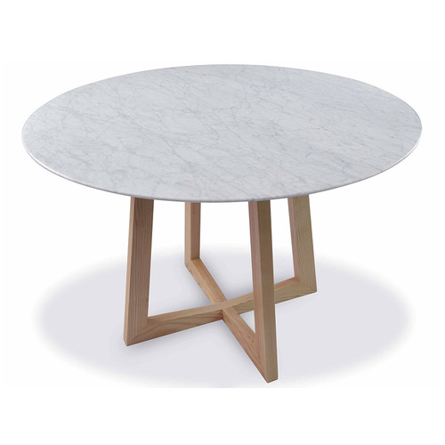 Amaris Italian Carrara Marble Dining Table Temple & ster