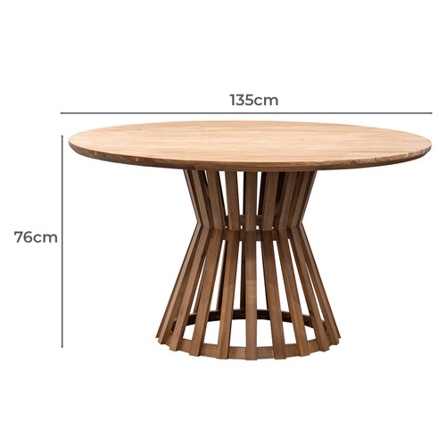 Tannie Acacia Wood Dining Table Temple & ster