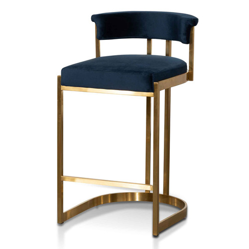 65cm Astrid Velvet Bar Stool