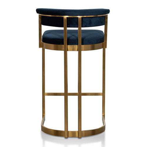 65cm Astrid Velvet Bar Stool