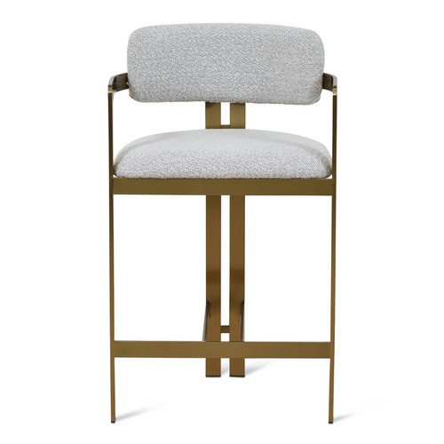 65cm Elvina Boucle Bar Stool