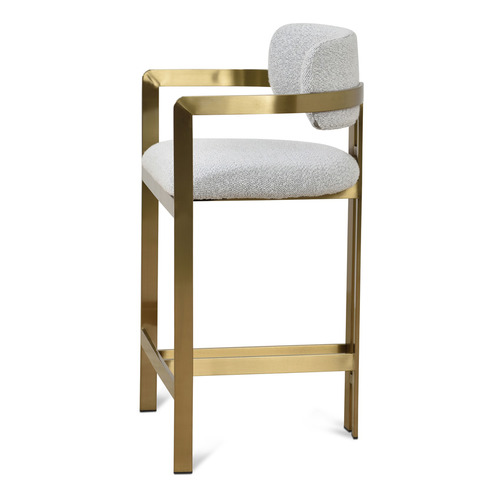 65cm Elvina Boucle Bar Stool