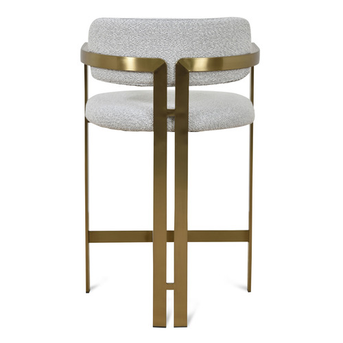 65cm Elvina Boucle Bar Stool