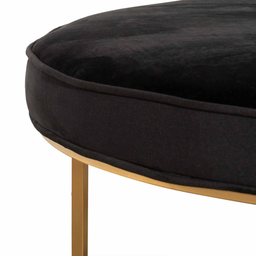 Emerson Velvet Ottoman