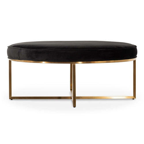Emerson Velvet Ottoman