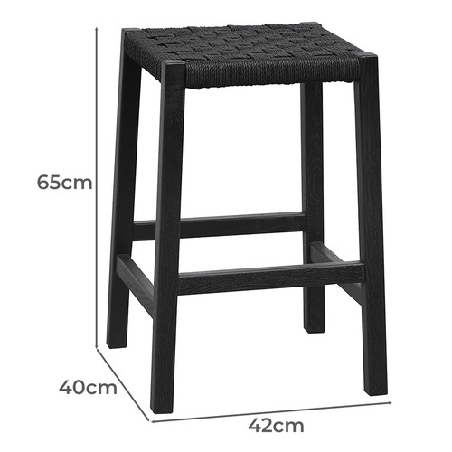 65cm Dakota Rattan Bar Stool