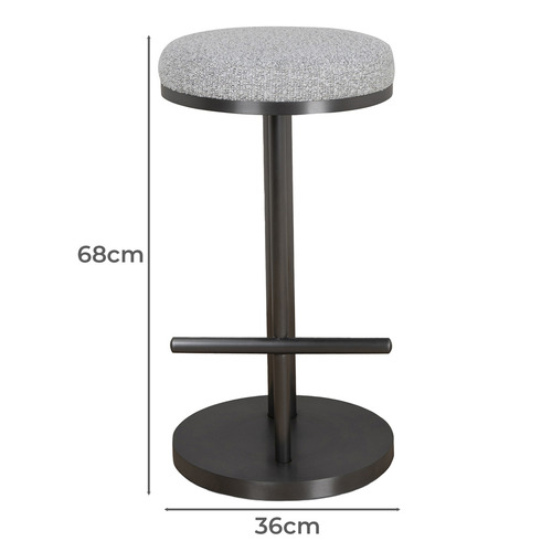 68cm Finley Boucle Bar Stool