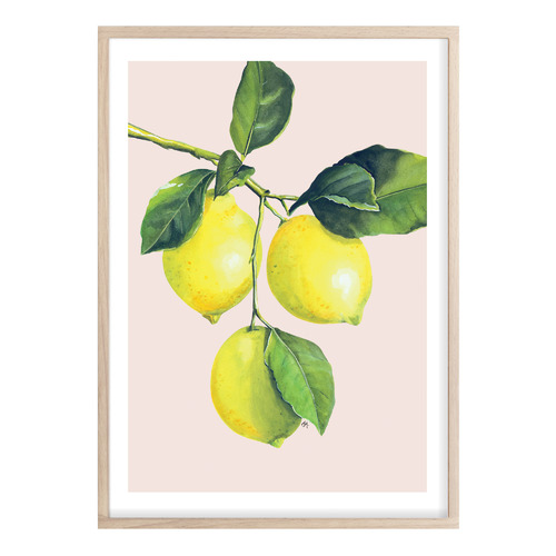 Lemons Paper Print Wall Art