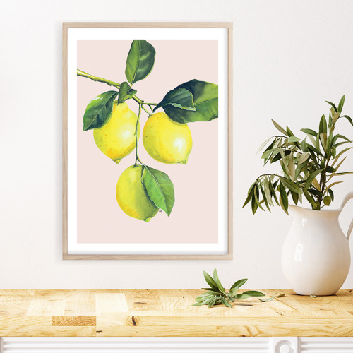 Lemons Paper Print Wall Art