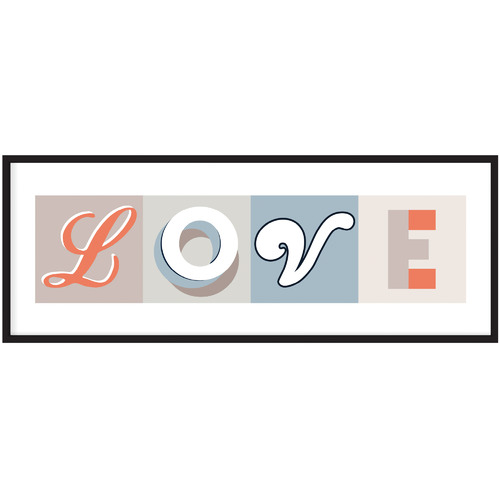 Love Panorama Printed Wall Art