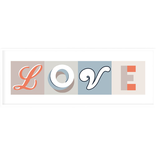 Love Panorama Printed Wall Art
