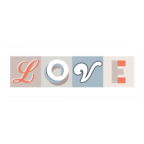 Love Panorama Printed Wall Art