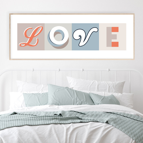 Love Panorama Printed Wall Art