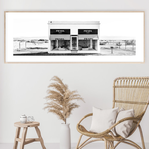 Prada Marfa Panorama Printed Wall Art