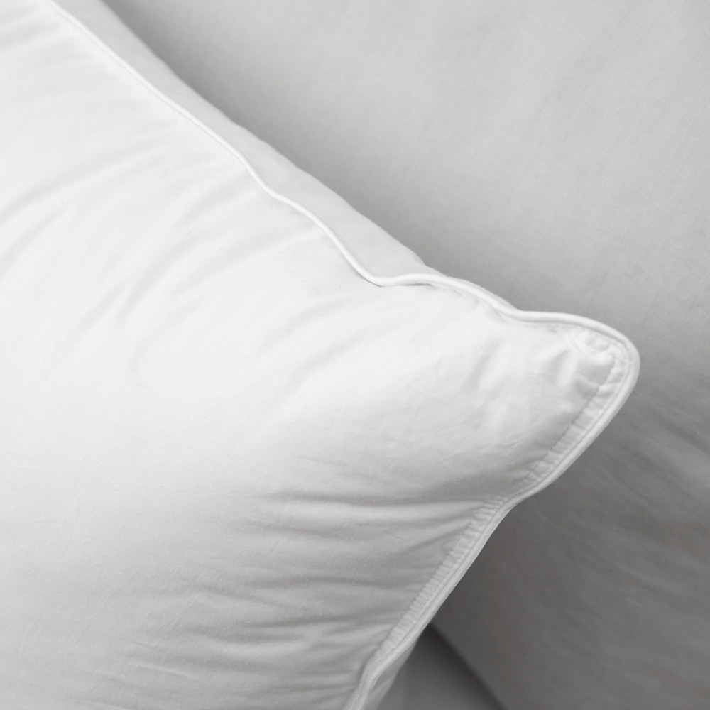 Classic Comfort White Duck Feather & Down Medium Pillow