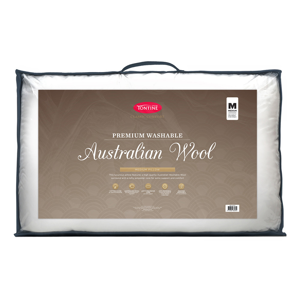 Classic Comfort Australian Wool Medium Pillow