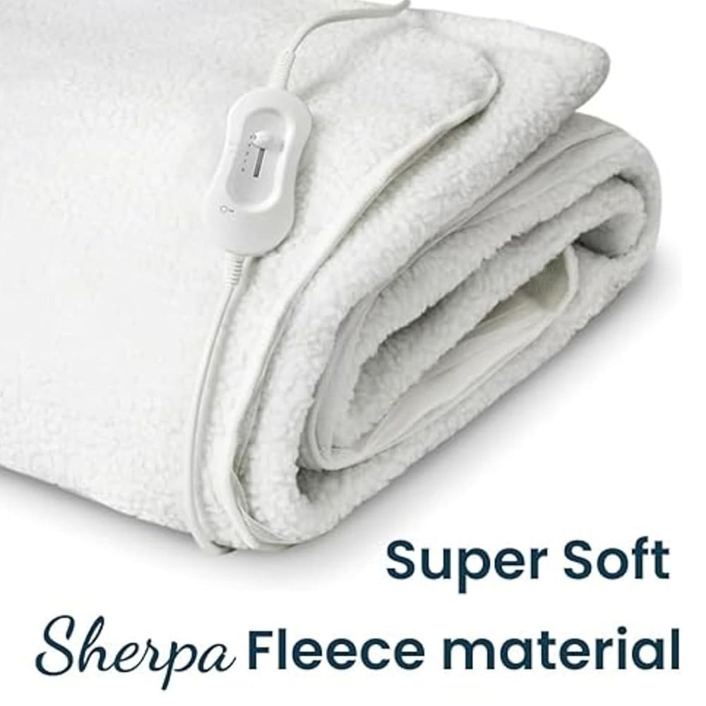 Sherpa Fleece Electric Blanket