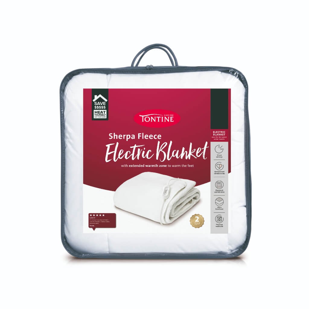 Sherpa Fleece Electric Blanket