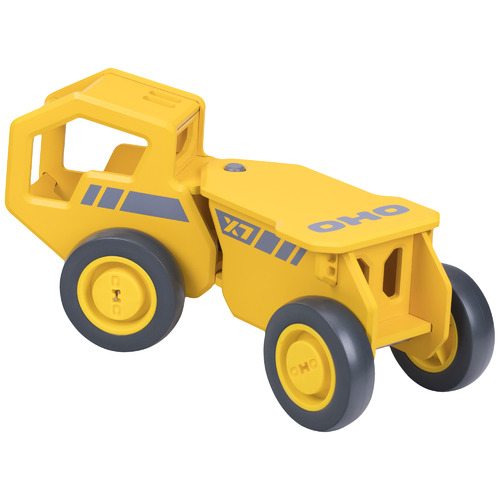 Yellow Moover Oho Ride-on Wooden Construction Truck