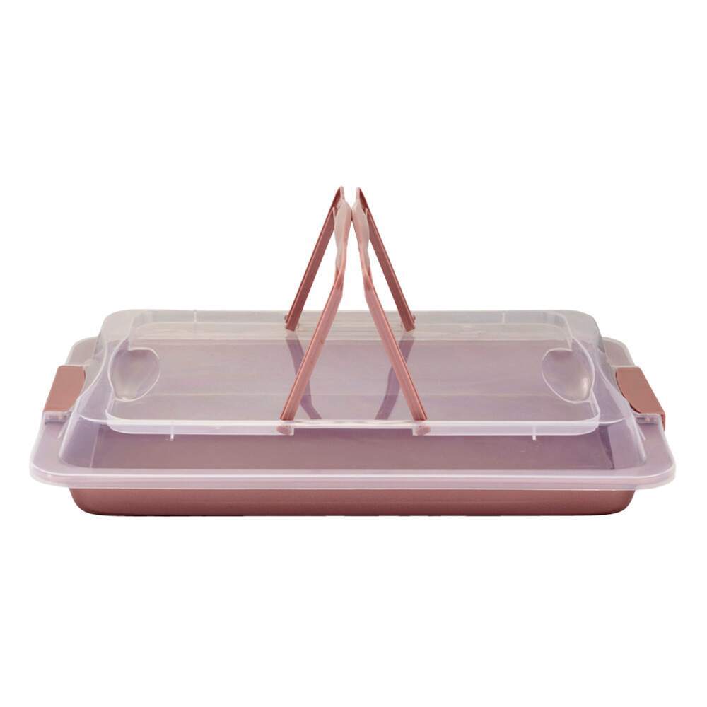 6 Piece Rectangle Cake & Cupcake Carrier Set