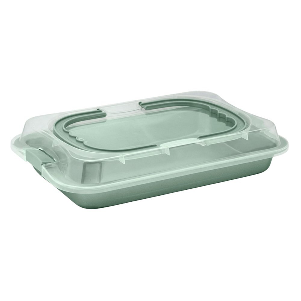 6 Piece Rectangle Cake & Cupcake Carrier Set