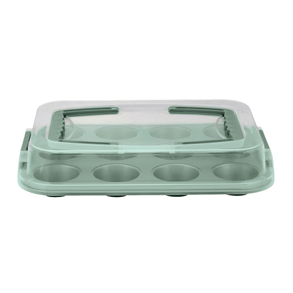 6 Piece Rectangle Cake & Cupcake Carrier Set