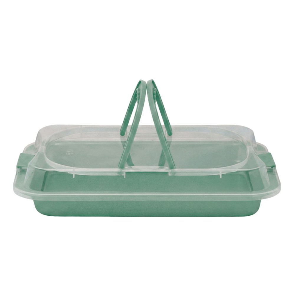 6 Piece Rectangle Cake & Cupcake Carrier Set