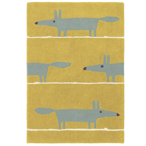 Mustard Fox Hand-Made Wool Rug