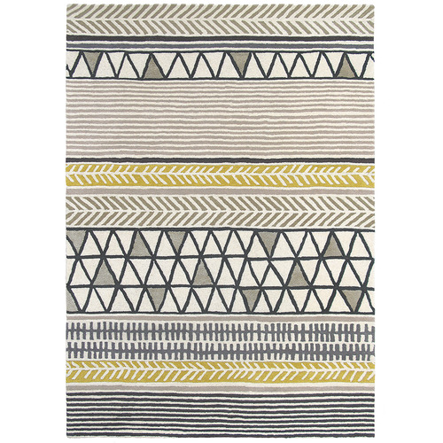 Taupe Raita Hand-Tufted Wool Rug