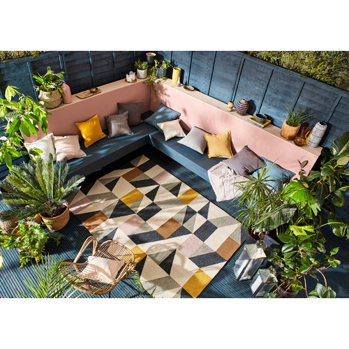 Blush Nuevo Outdoor Rug